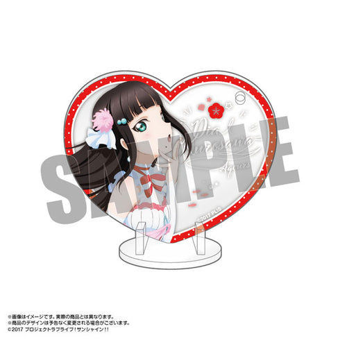 『ラブライブ!サンシャイン!!』ぴくりあアクキー&スタンド 黒澤ダイヤ
